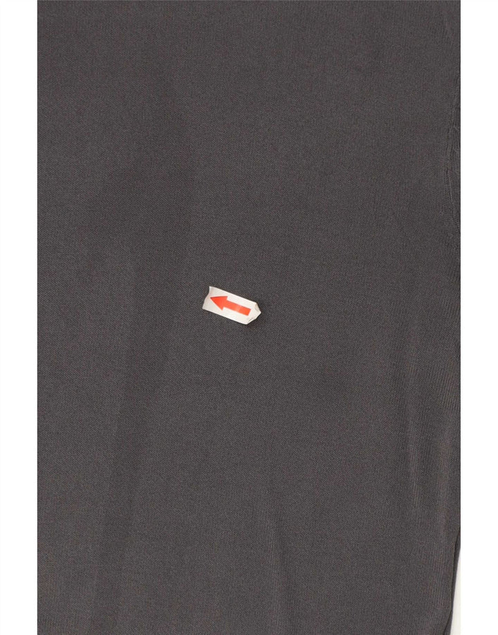 Top Zara da donna a maniche lunghe UK 10 Small in viscosa grigia