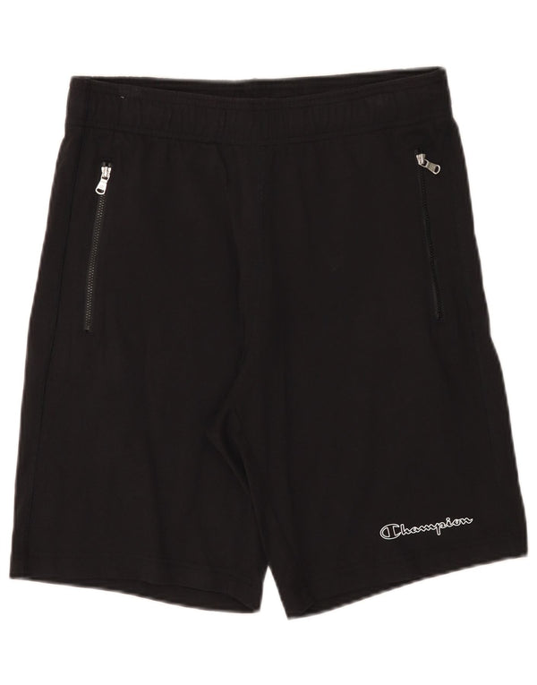 Pantaloncini sportivi da uomo Champion cotone medio nero