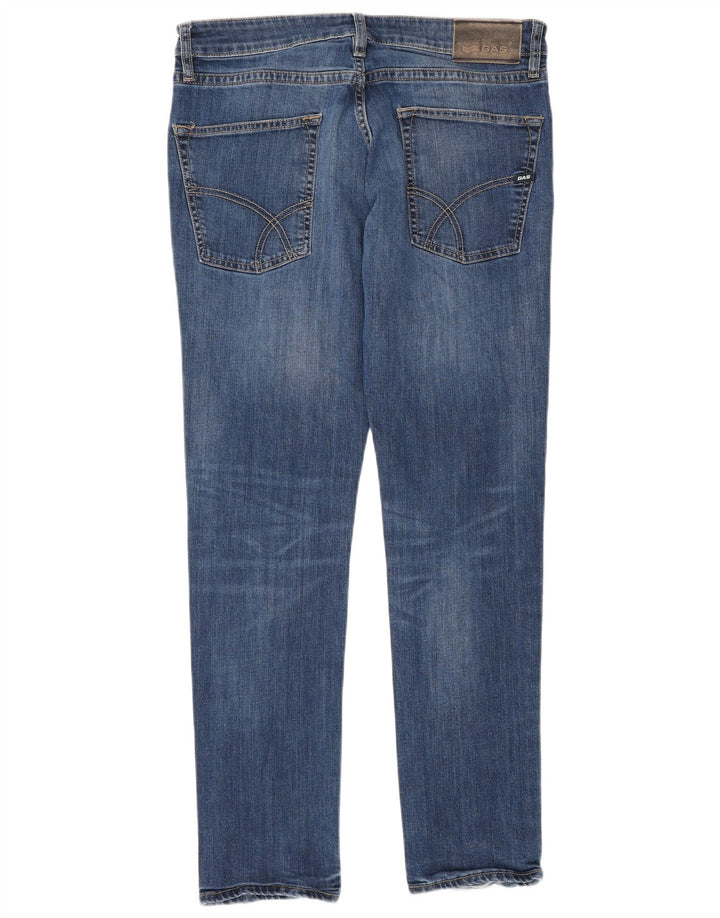 Jeans slim invecchiati da uomo Gap W32 L32 cotone blu