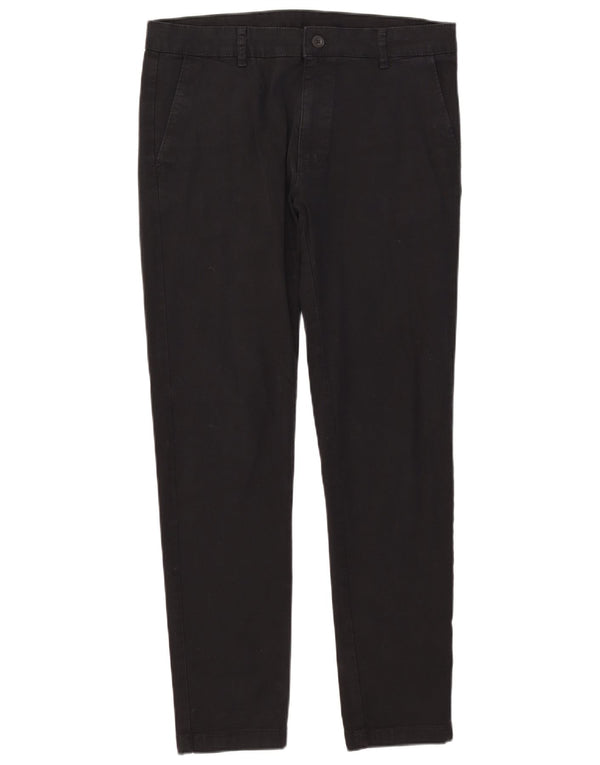 Pantaloni chino slim da uomo Zara EU 42 Large W32 L30 neri