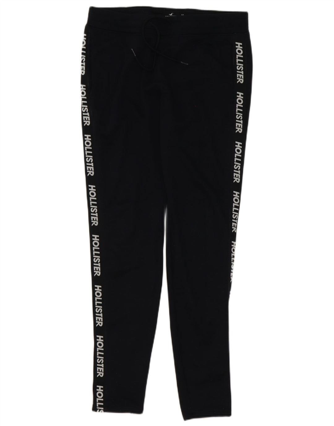 Pantaloni da tuta con grafica Hollister da uomo, cotone medio blu navy