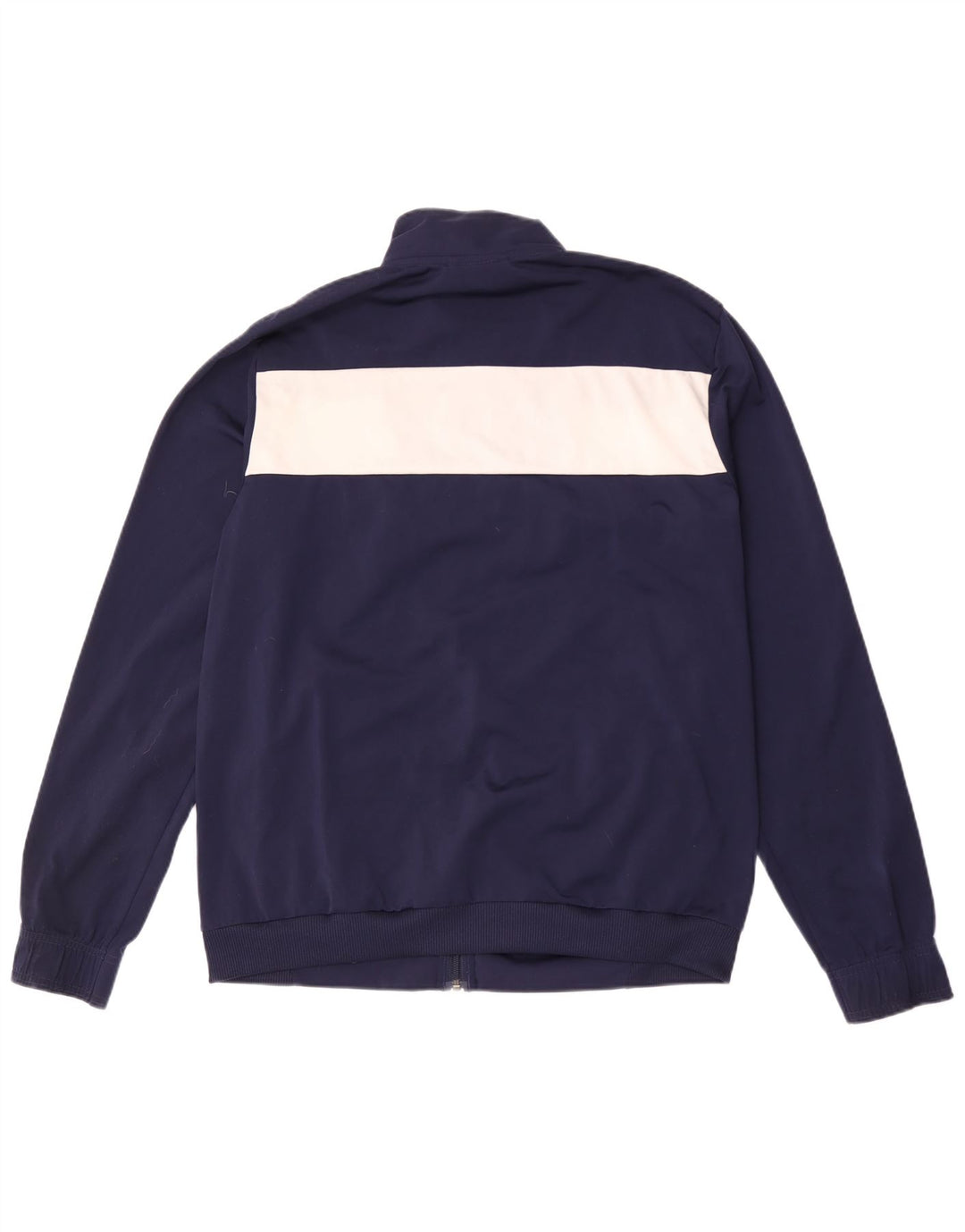 Giacca da tuta da uomo Puma Large in poliestere color block blu navy