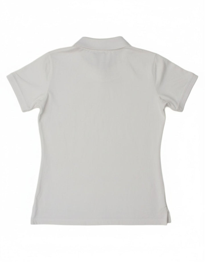 CHAMPION Womens Polo Shirt UK 10 Small White
