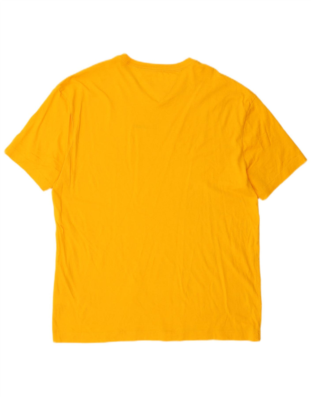 TOMMY HILFIGER T-shirt da uomo Top Large in cotone giallo