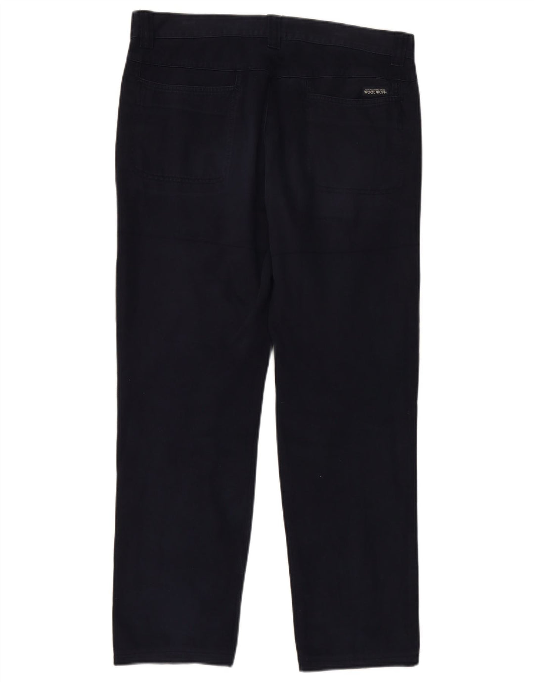 Pantaloni chino dritti da uomo WOOLRICH W34 L28 Blu navy