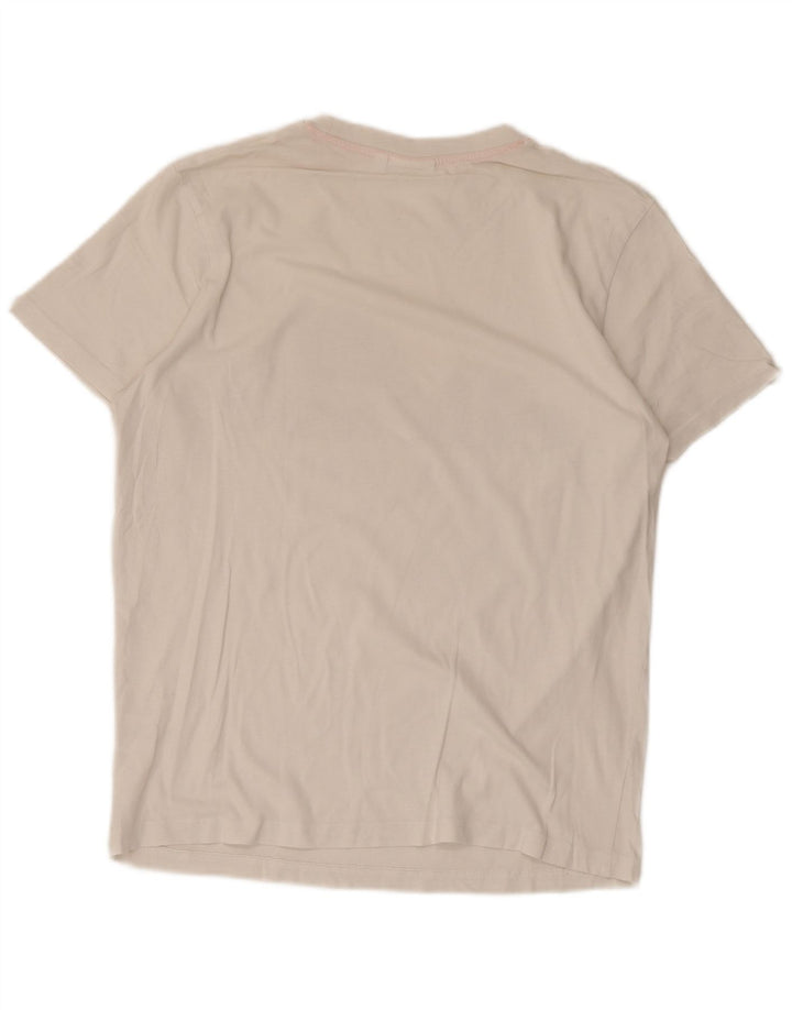 T-shirt grafica da uomo Ellesse Heritage Top piccola in cotone bianco