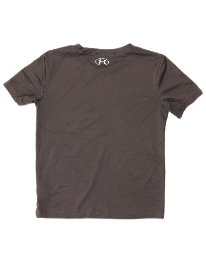 Maglietta grafica per ragazzi UNDER ARMOUR Top 5-6 anni in poliestere grigio