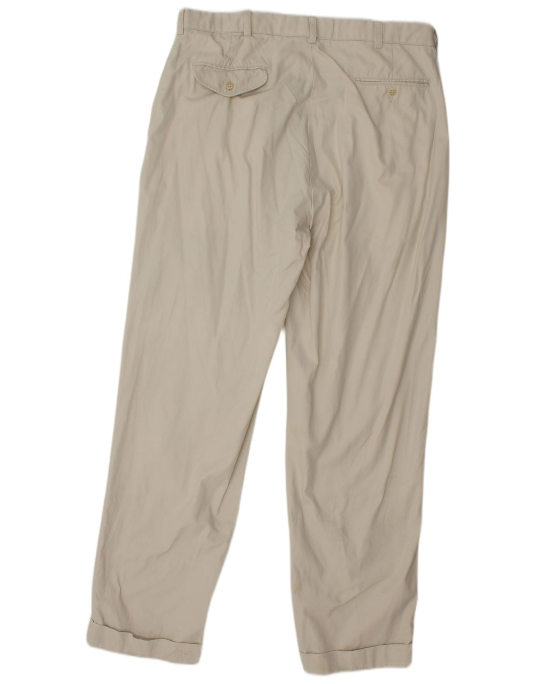 POLO RALPH LAUREN Pantaloni chino da uomo con pegged W35 L32 cotone bianco sporco
