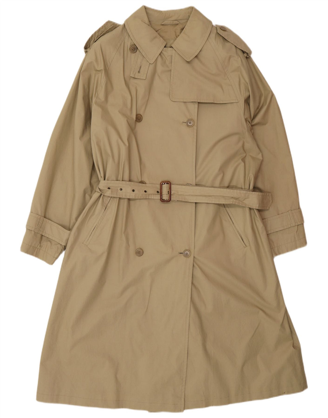 Trench oversize da donna Ombraluce UK 14 Cotone beige medio