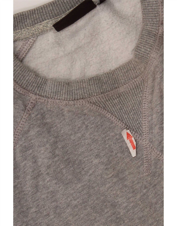 Felpa da uomo Timberland in cotone grigio medio
