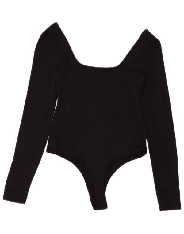 Body Zara da donna UK 12 medio nero in poliammide