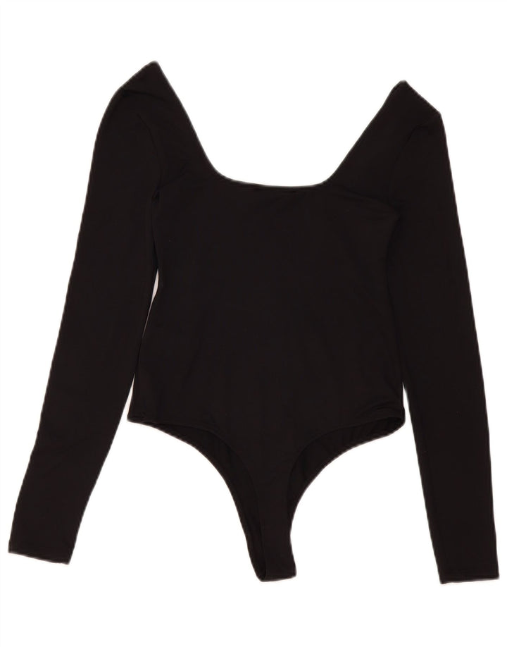 Body Zara da donna UK 12 medio nero in poliammide