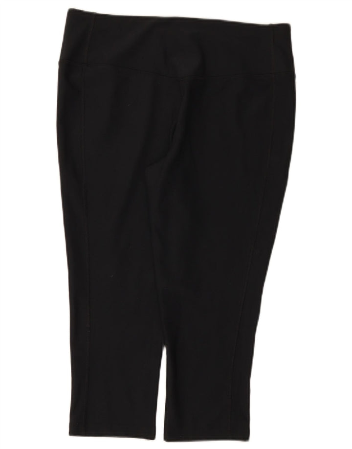 Leggings Nike Dri Fit Capri da donna UK 14 grande poliestere nero