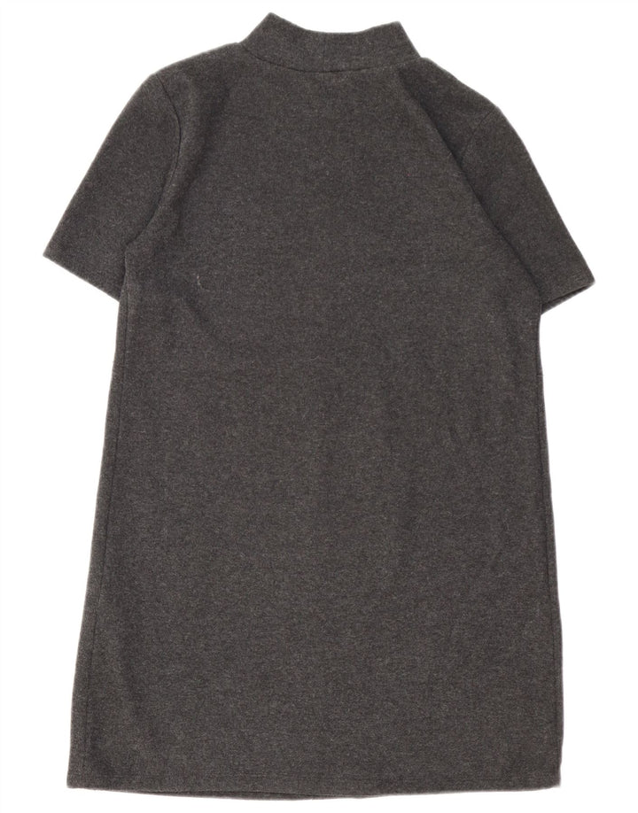 Abito maglione da donna Zara UK 16 grande poliestere grigio