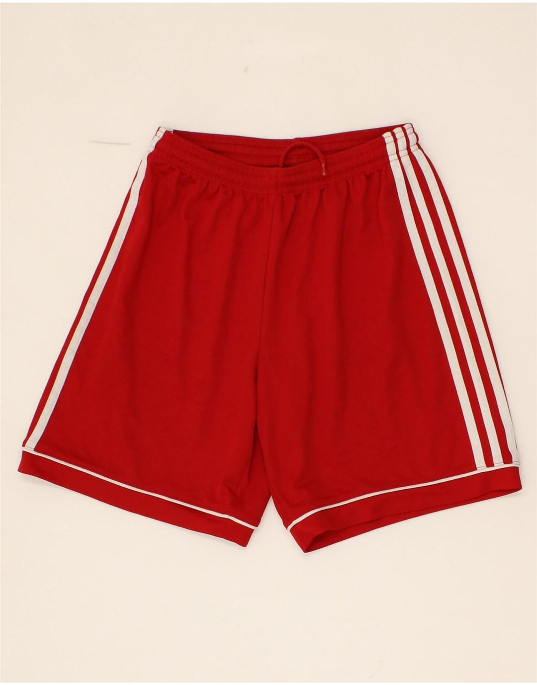 ADIDAS Boys Climalite Sport Shorts 13-14 Years Maroon Polyester Vintage Adidas and Second-Hand Adidas from Messina Hembry 