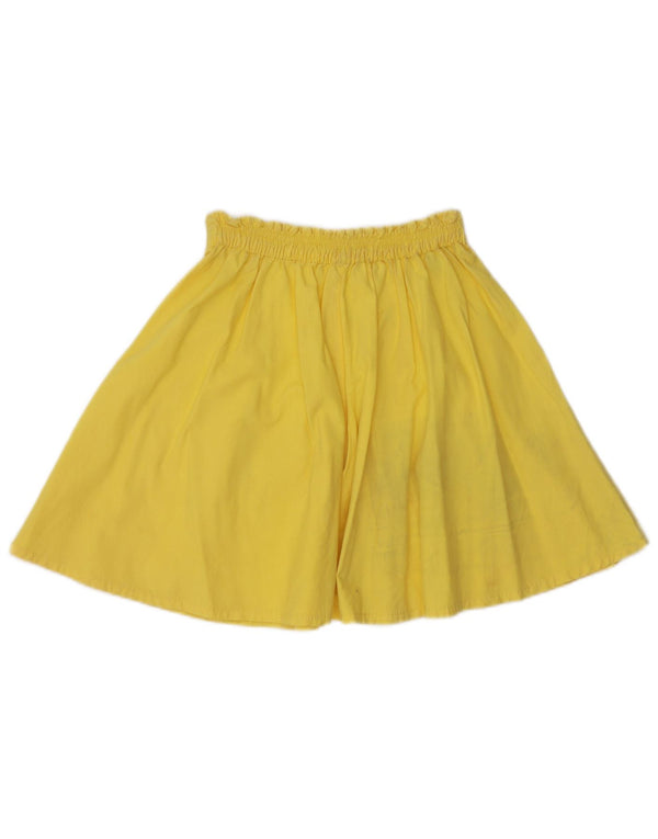 Gonna a trapezio per ragazze Carrera 11-12 anni W24 cotone giallo