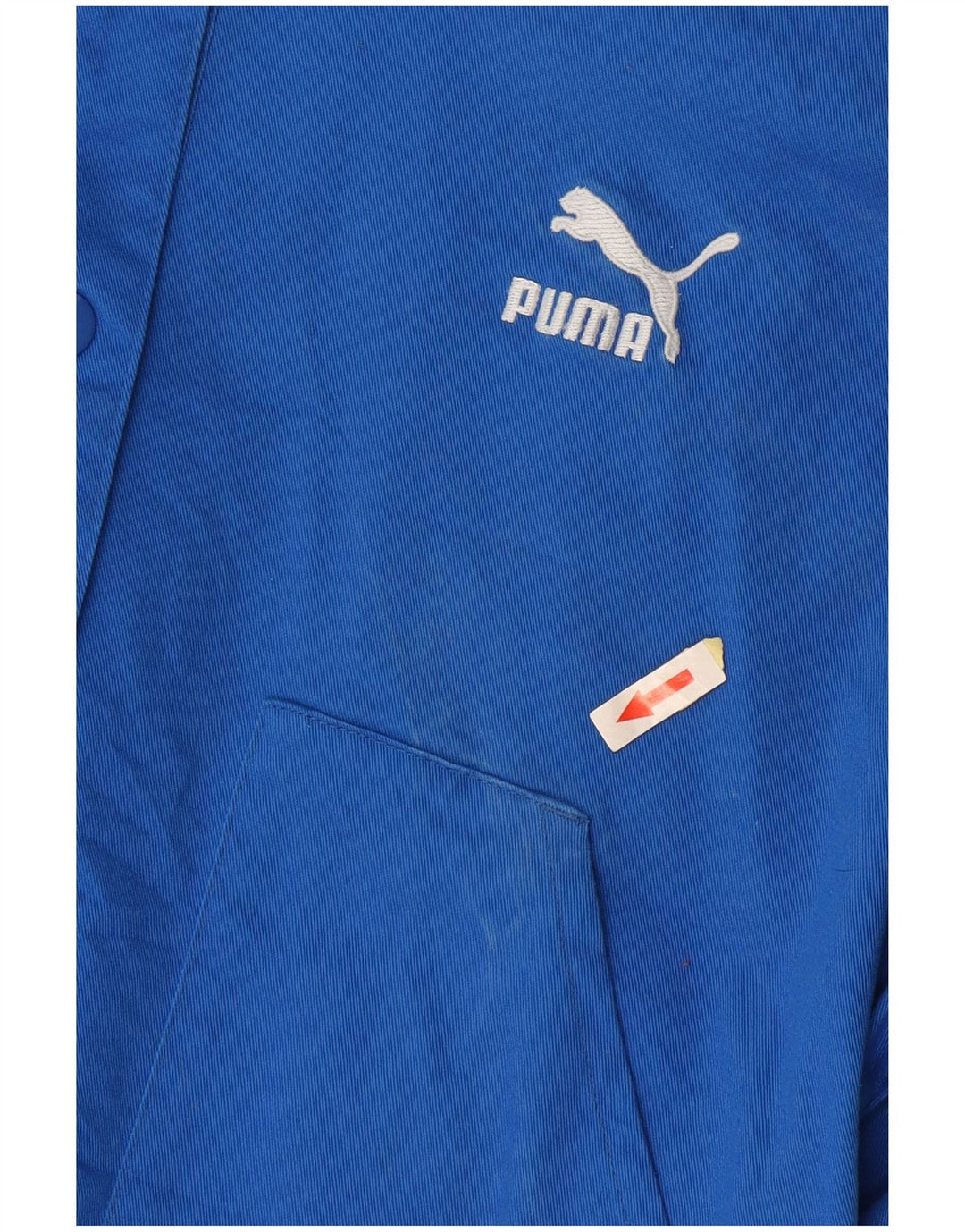 Giubbotto bomber corto da donna PUMA UK 14 cotone blu medio