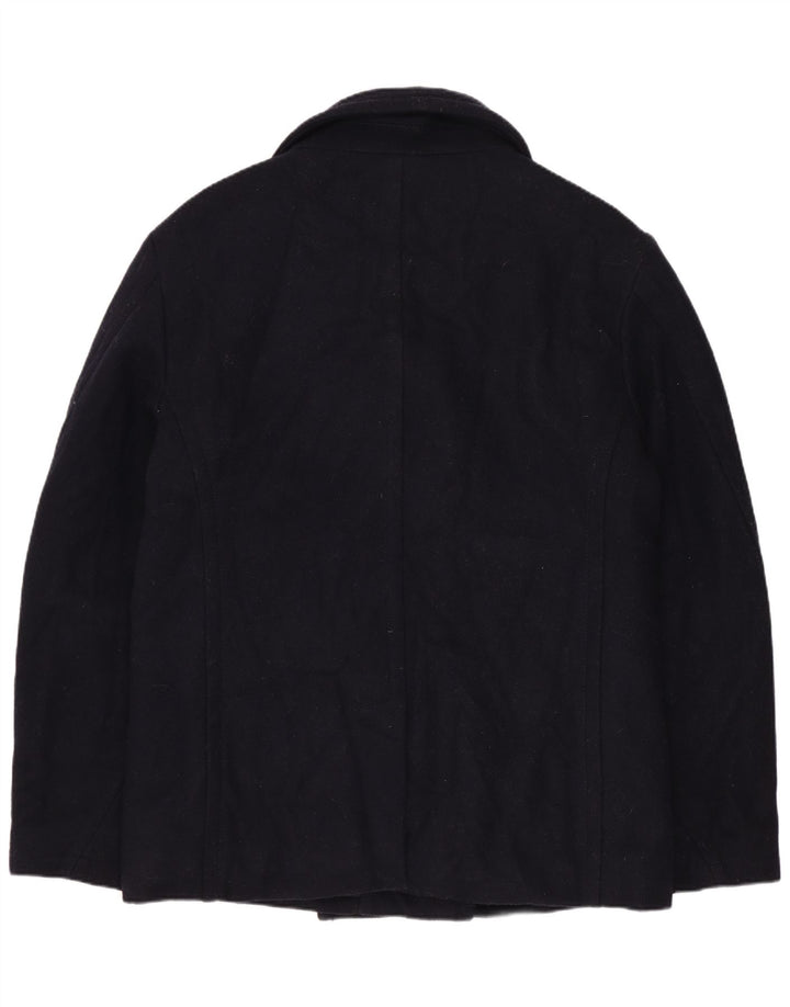 Cappotto da marinaio da donna Superdry UK 18 XL lana blu navy