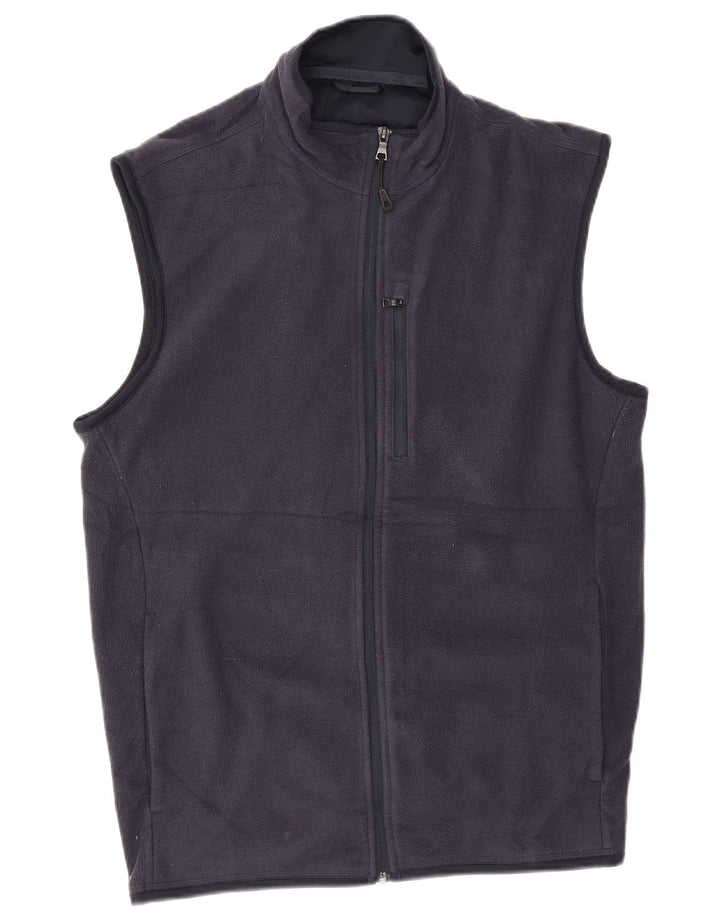 Giacca in pile da uomo Marks & Spencer UK 40 Large Blu Navy