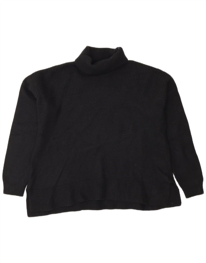 Maglione maglione a collo alto da donna Liu Jo UK 18 XL Nero