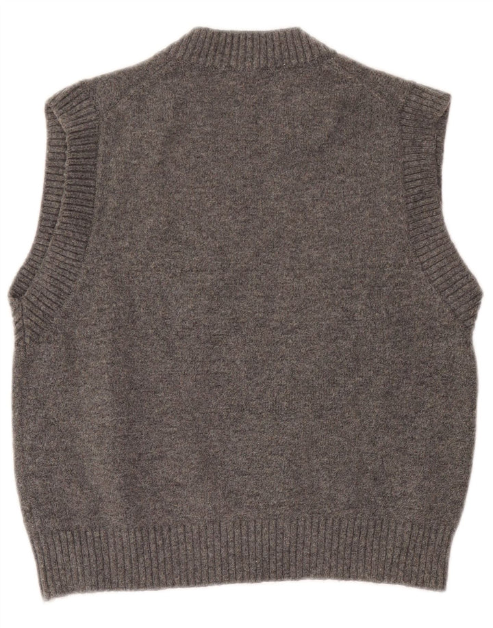 Canotta canotta da donna Zara UK 14 Poliestere grigio medio
