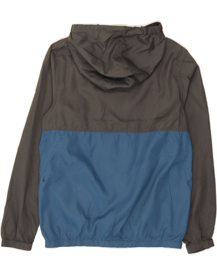 VOLCOM Boys Hooded Rain Jacket 11-12 Years  Grey Colourblock Polyester Vintage Volcom and Second-Hand Volcom from Messina Hembry 