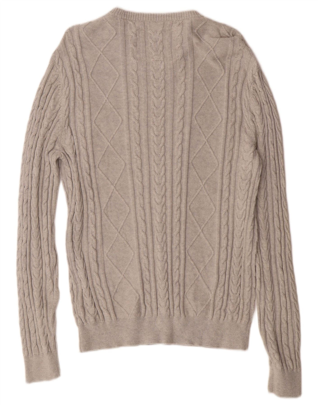 Maglione maglione girocollo da uomo Jack Wills in cotone grigio medio classico