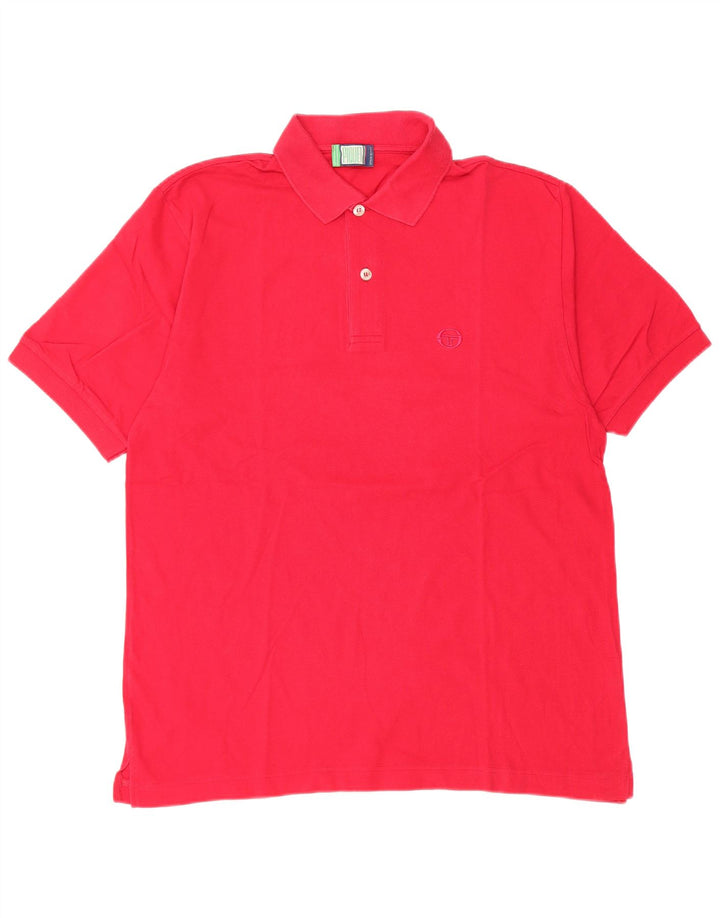 Polo Uomo Sergio Tacchini IT 48 Cotone Rosa Medio