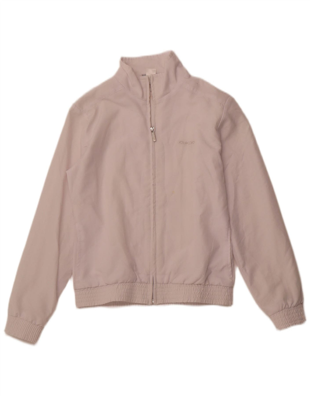 Giacca da tuta da donna REEBOK UK 12 Medium White Poliestere