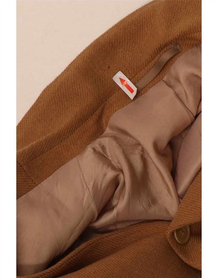 Giacca blazer da uomo a 3 bottoni Hugo Boss UK 42 XL Beige Lana
