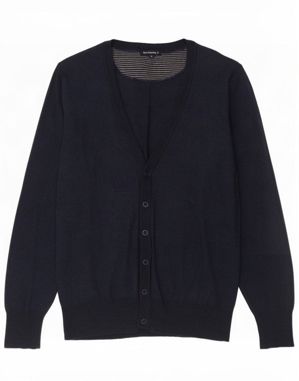 Maglione cardigan da uomo Best Company XL blu navy in poliammide