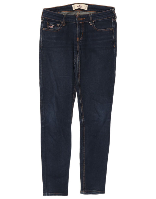Jeans skinny da donna Hollister US 5 Small W27 L31 Cotone blu navy