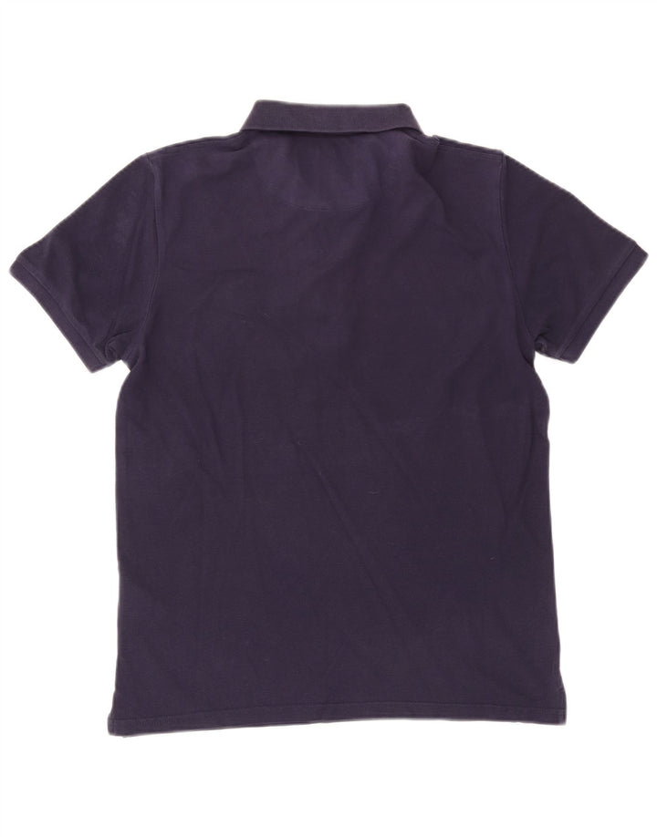 Polo da uomo Lyle & Scott in cotone blu navy medio