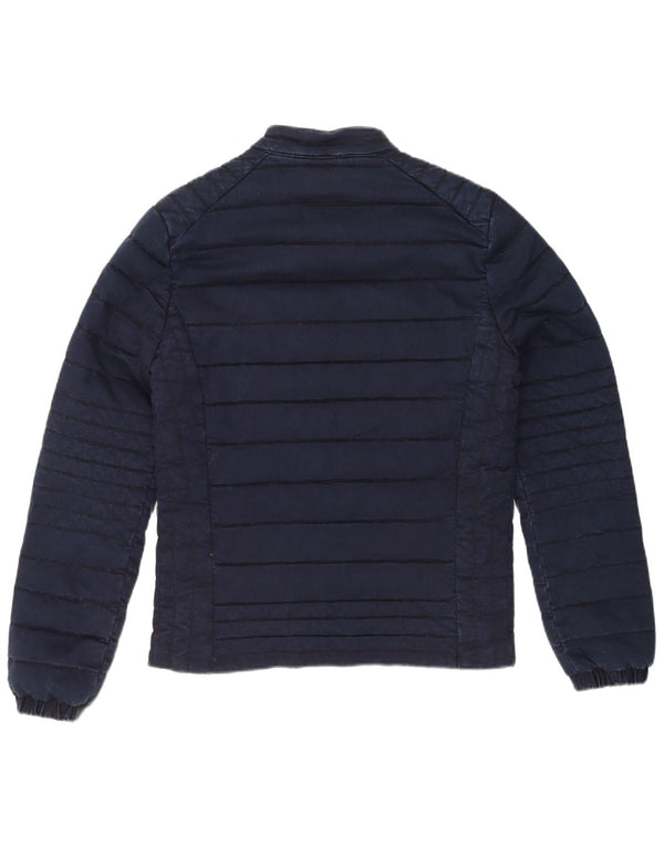 Guess Giacca imbottita da uomo UK 40 Large Blu Navy in cotone