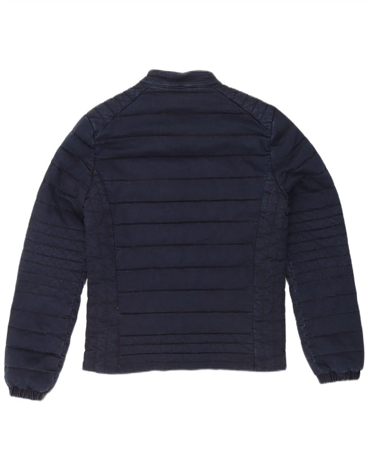 Guess Giacca imbottita da uomo UK 40 Large Blu Navy in cotone