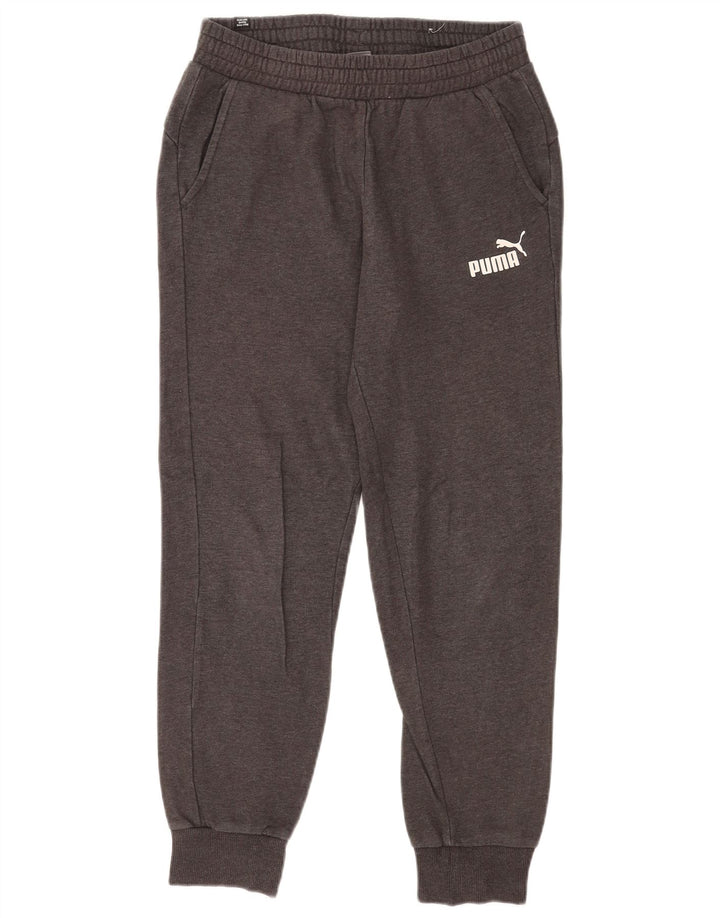 Pantaloni da tuta da uomo Puma Joggers piccoli in cotone grigio