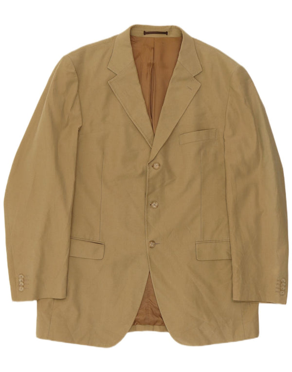 Giacca blazer da uomo a 3 bottoni Massimo Dutti EU 56 XL Beige