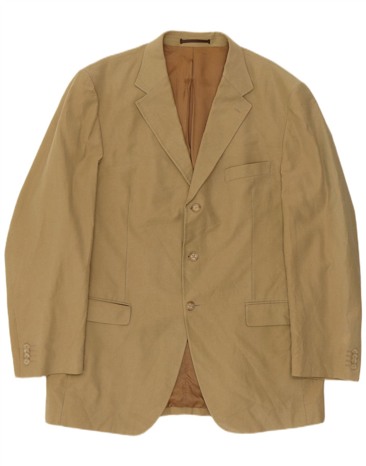 Giacca blazer da uomo a 3 bottoni Massimo Dutti EU 56 XL Beige