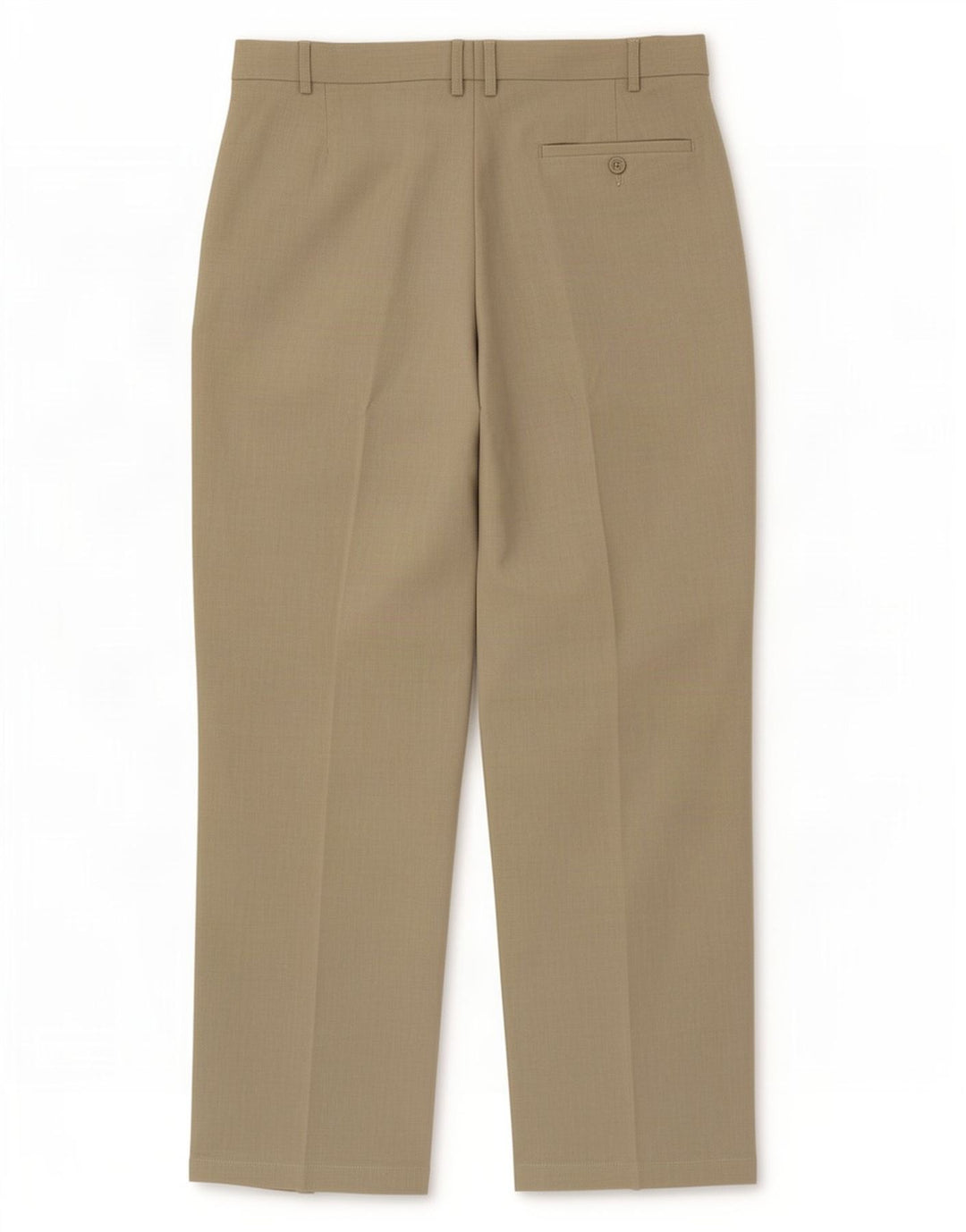 Pantaloni da abito dritti da uomo Marks & Spencer W38 L30 Poliestere beige