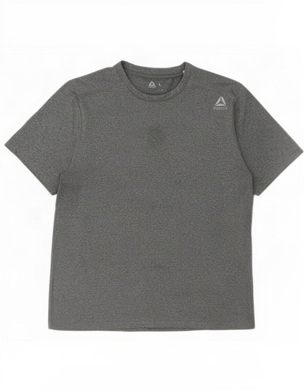 Reebok T-shirt da donna Top UK 16 Large Grigio