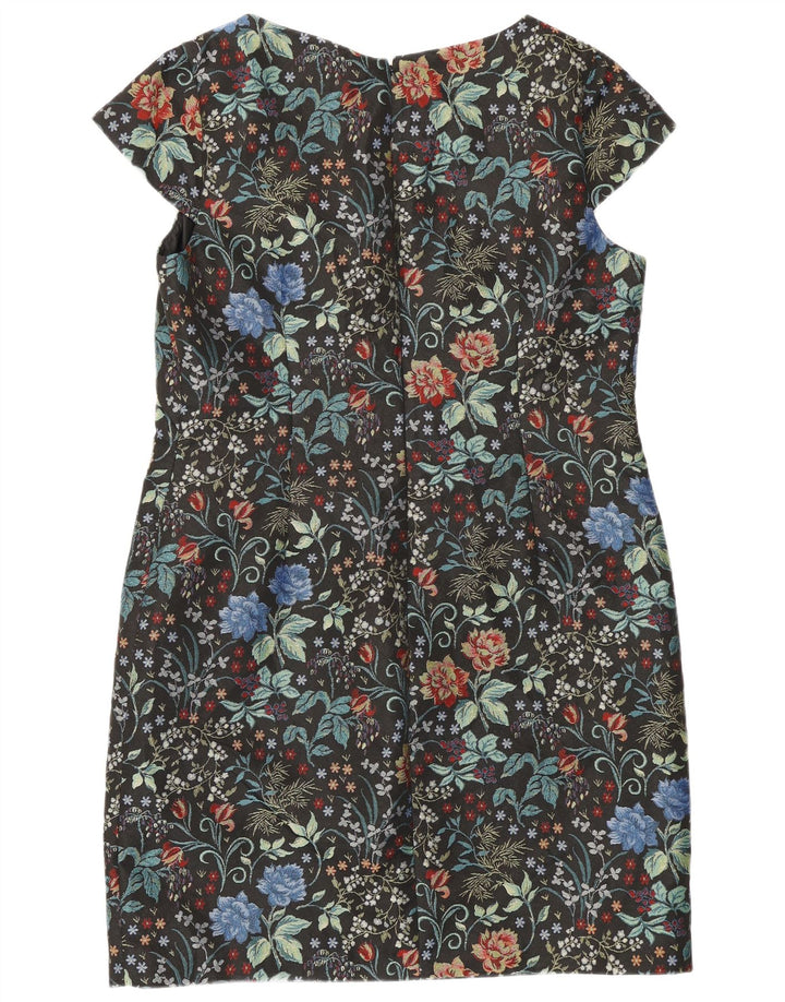 Abito tubino da donna Monsoon UK 18 XL Poliestere floreale nero