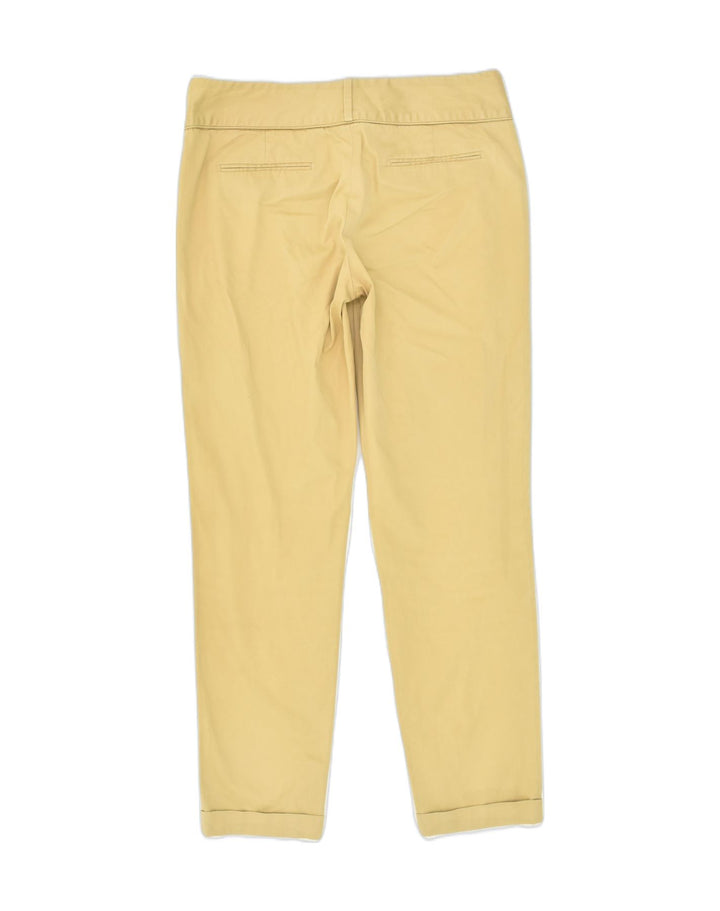 MASSIMO DUTTI Womens Straight Casual Trousers W30 L28 Yellow Viscose | Vintage Massimo Dutti | Thrift | Second-Hand Massimo Dutti | Used Clothing | Messina Hembry 
