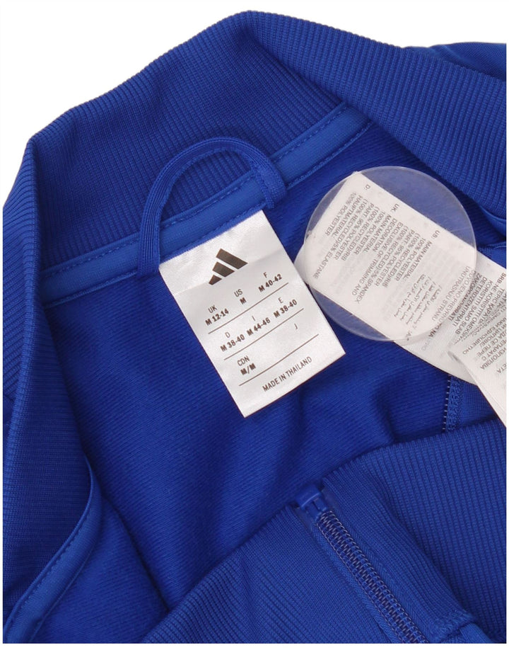 Giacca Top della tuta da ragazzo Adidas 12-13 anni in poliestere blu