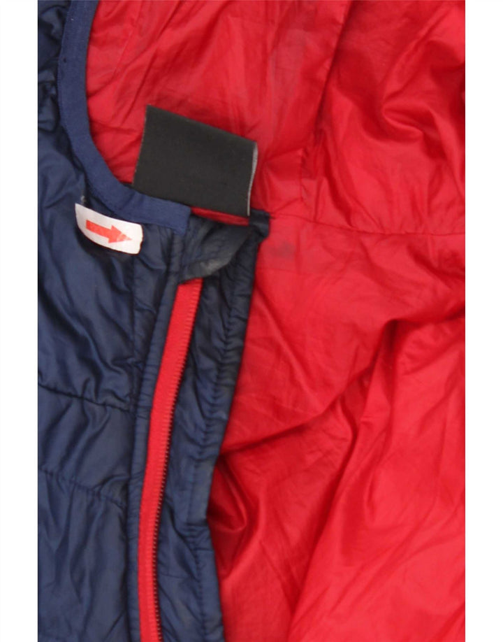 Giacca imbottita con cappuccio da uomo Umbro UK 40 Large in poliestere blu navy