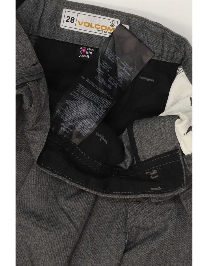 Pantaloncini chino da bambino Volcom 15-16 anni W28 poliestere grigio