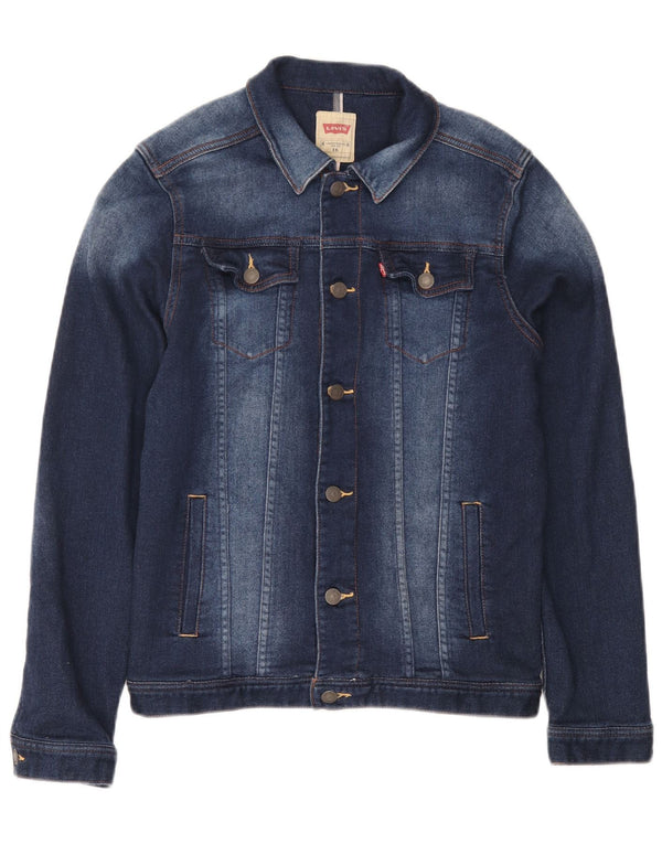 Giacca di jeans Levi's per ragazzi 15-16 anni in cotone blu