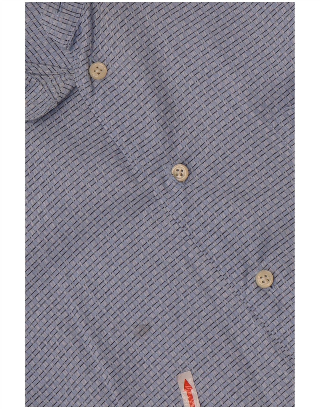 Camicia da uomo Nautica taglia 16 1/2 grande cotone a quadri blu