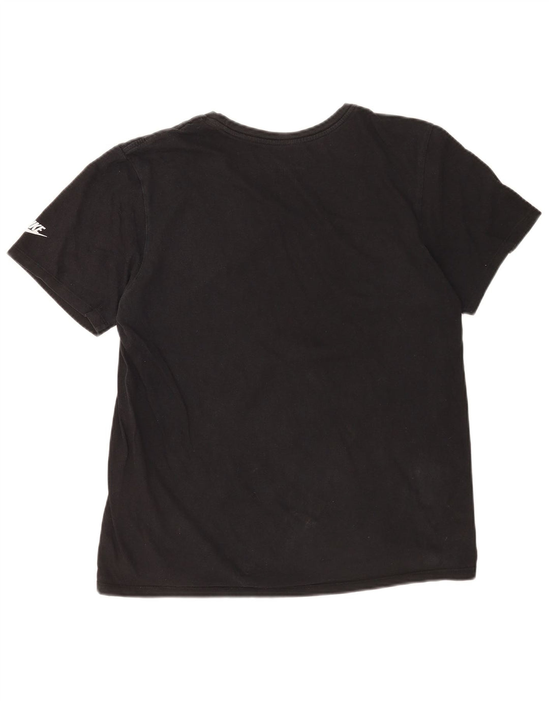 T-shirt grafica Nike da uomo con taglio atletico, cotone medio nero