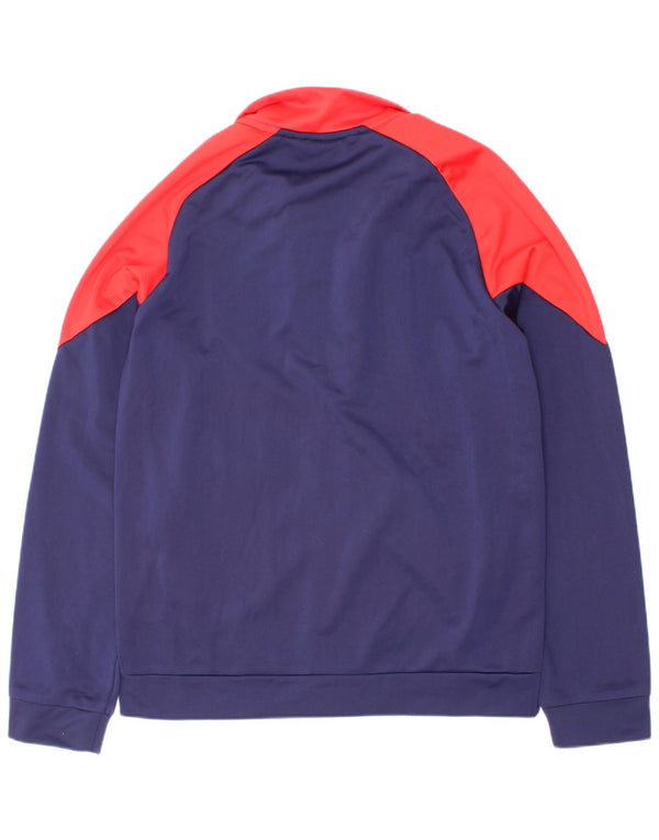 Giacca da ginnastica grafica da ragazzo Puma 11-12 anni Blu navy Colourblock
