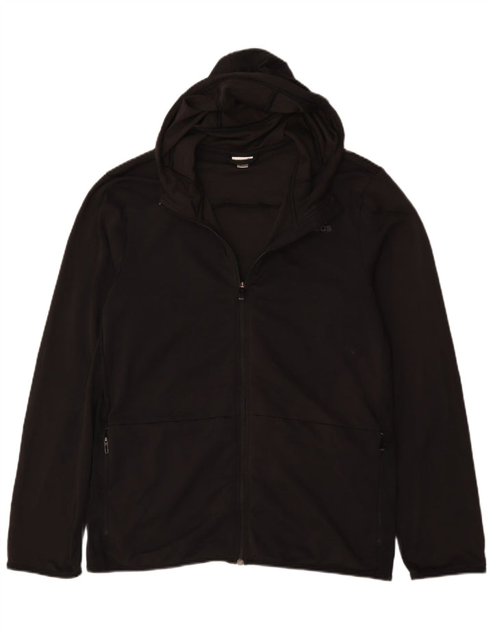 Giacca da ginnastica con cappuccio da uomo Adidas Medium nera